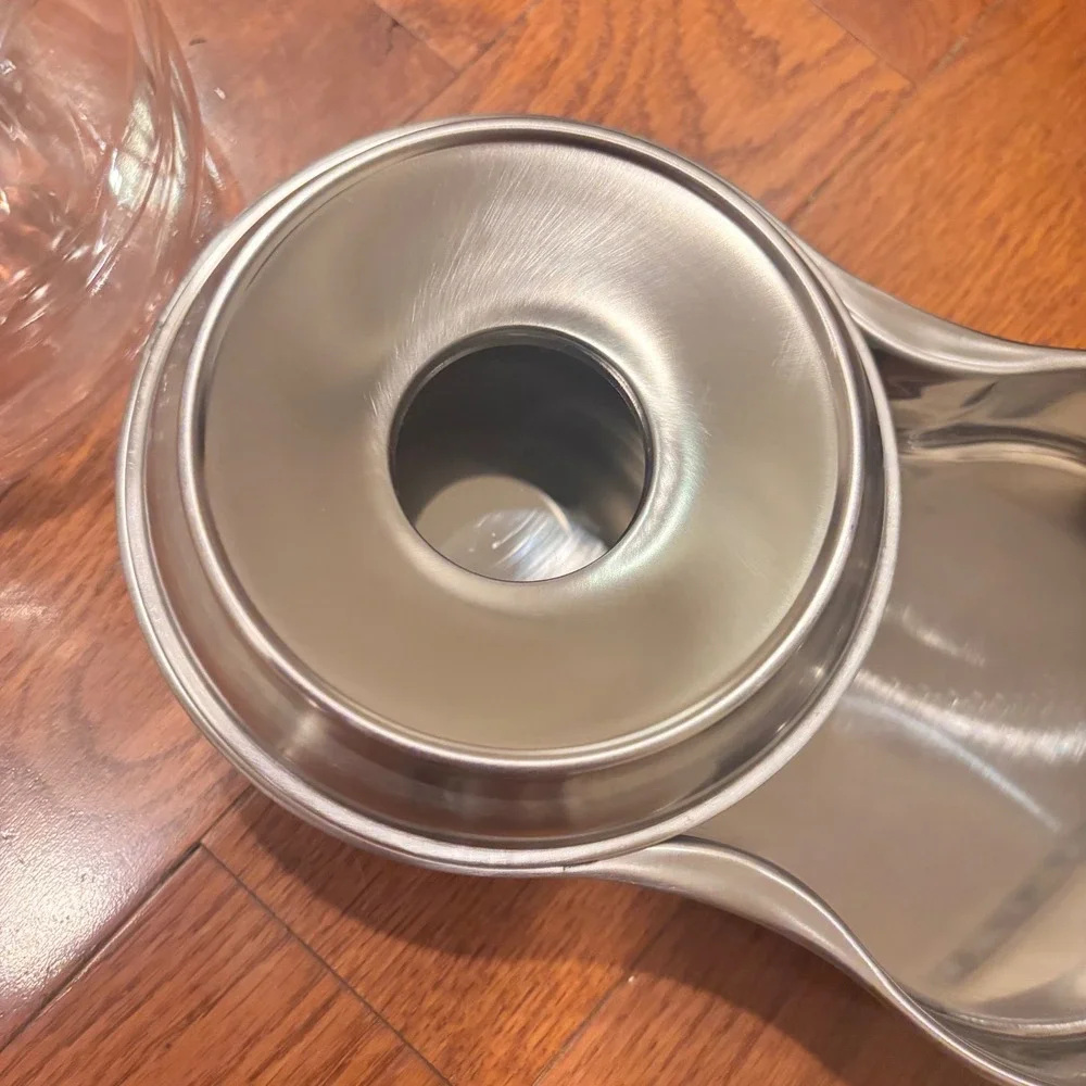 Pet Store Stainless Steel Auto-Fill Waterer Gravity Pet Bowl for Cats and Dogs
